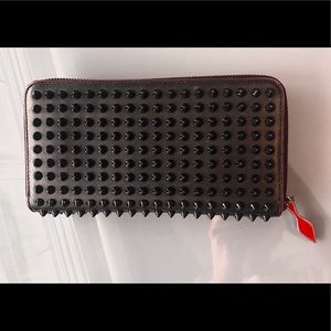Black Louboutin wallet